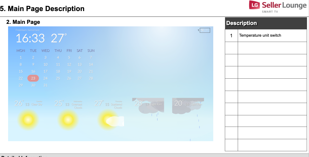 Zima Weather: LG TV Store